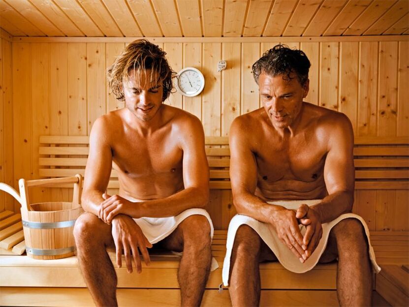 Ang mga lalaki mobisita sa sauna aron matambal ang prostatitis
