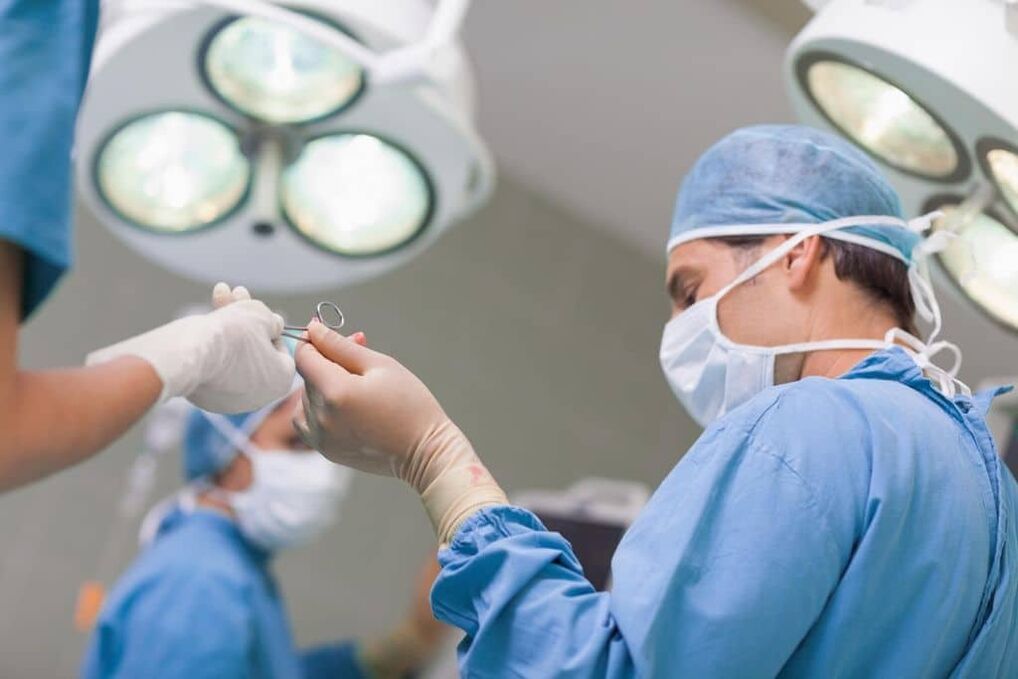 surgical pagtambal sa prostatitis